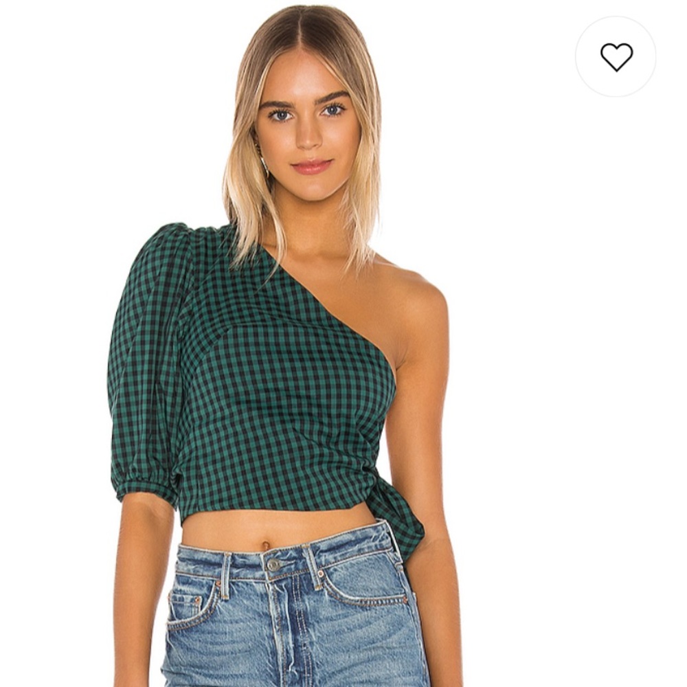 Lovers + Friends Malaya Top In Dark Green
